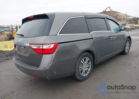 2011 Honda Odyssey Ex-L z USA, uszkodzony, nr VIN 5FNRL5H63BB090009